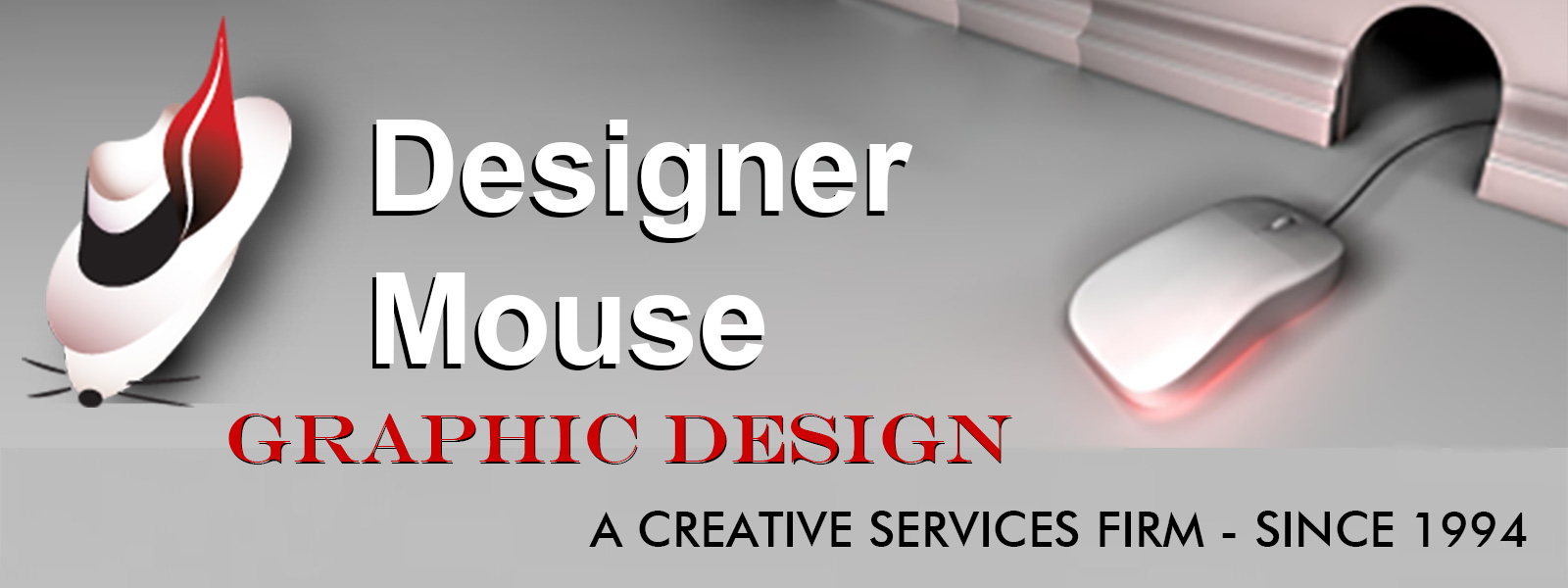 Designer Mouse Graphic Design, offering web and graphic design